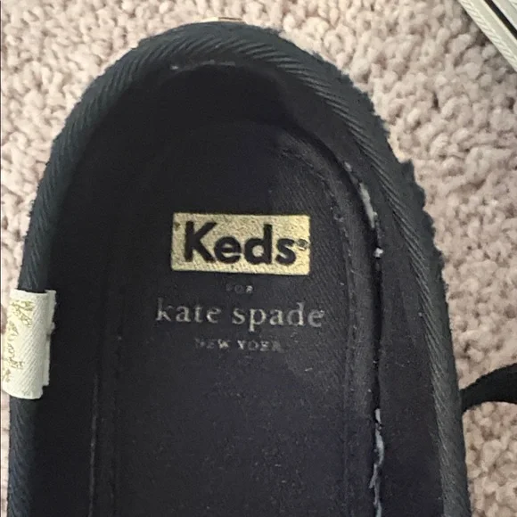 Keds x Kate Spade Leopard Print Sneakers with Black Accents - Picture 2 of 7